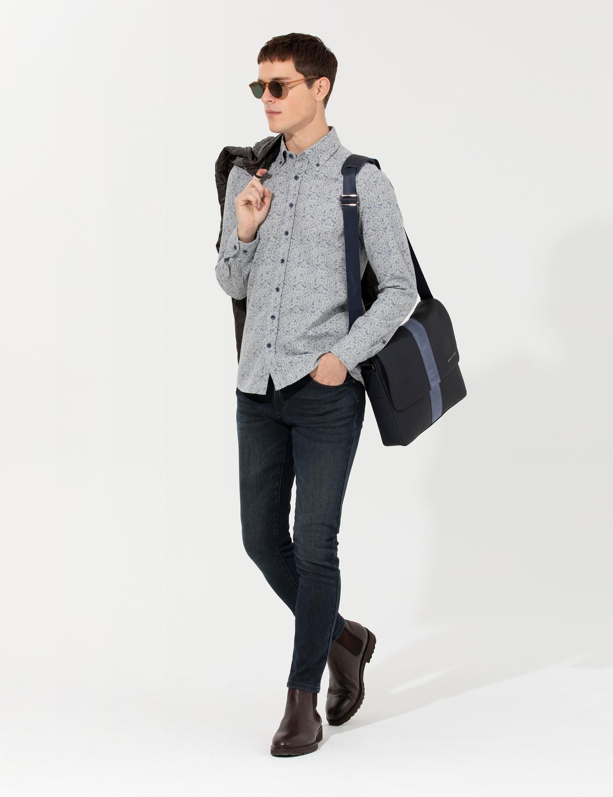 Lacivert Slim Fit Jean Pantolon - 50259651007