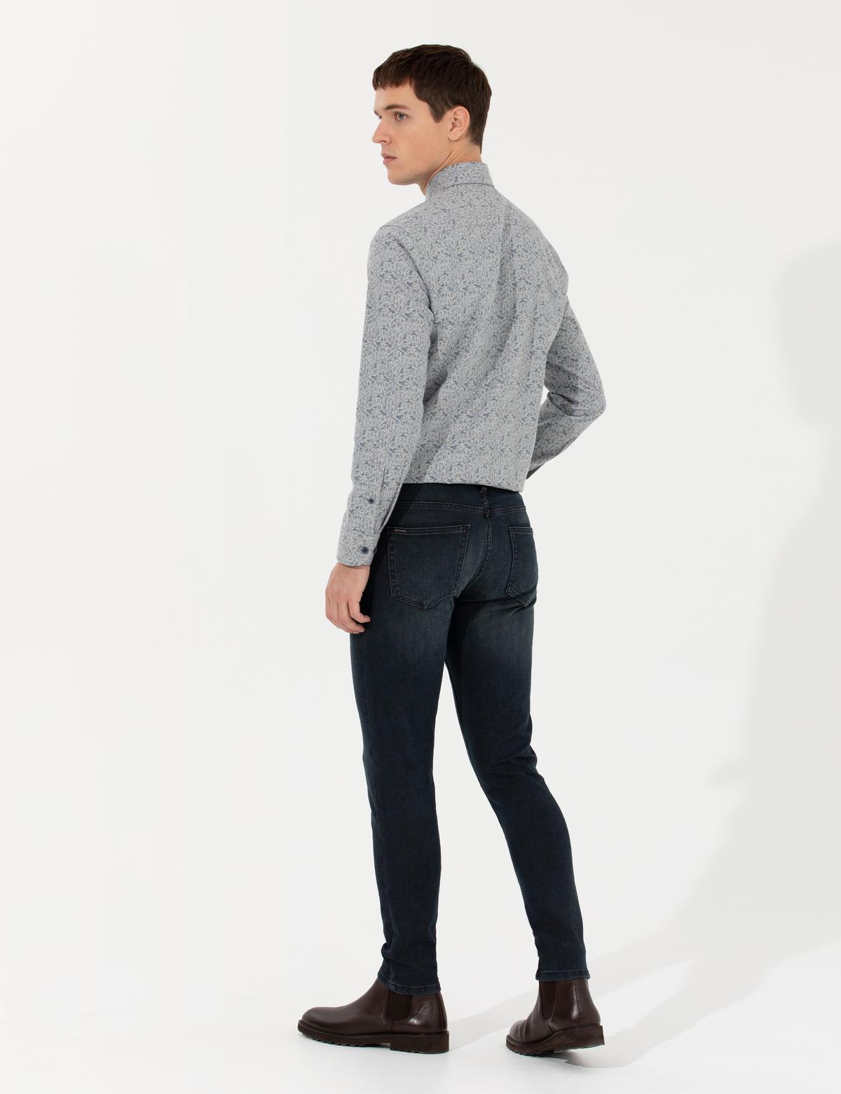 Lacivert Slim Fit Jean Pantolon - 50259651007