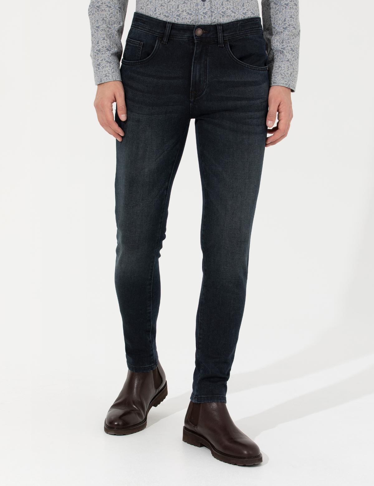 Lacivert Slim Fit Jean Pantolon - 50259651007