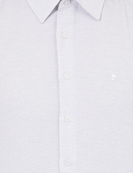 Gri Slim Fit Uzun Kollu Gömlek - 50259484020