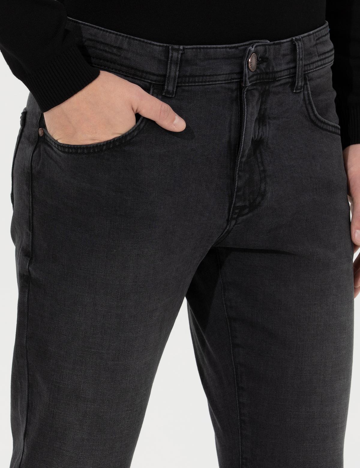 Antrasit Slim Fit Jean Pantolon - 50259701087