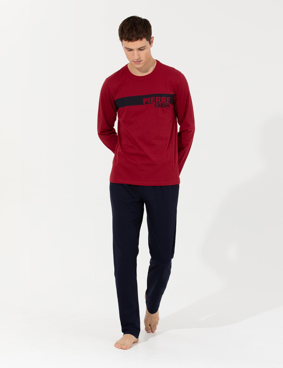 Bordo Pijama Takımı