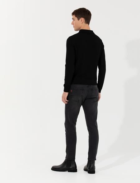 Antrasit Slim Fit Jean Pantolon - 50259701087