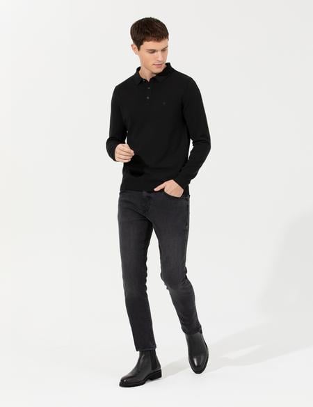 Antrasit Slim Fit Jean Pantolon - 50259701087