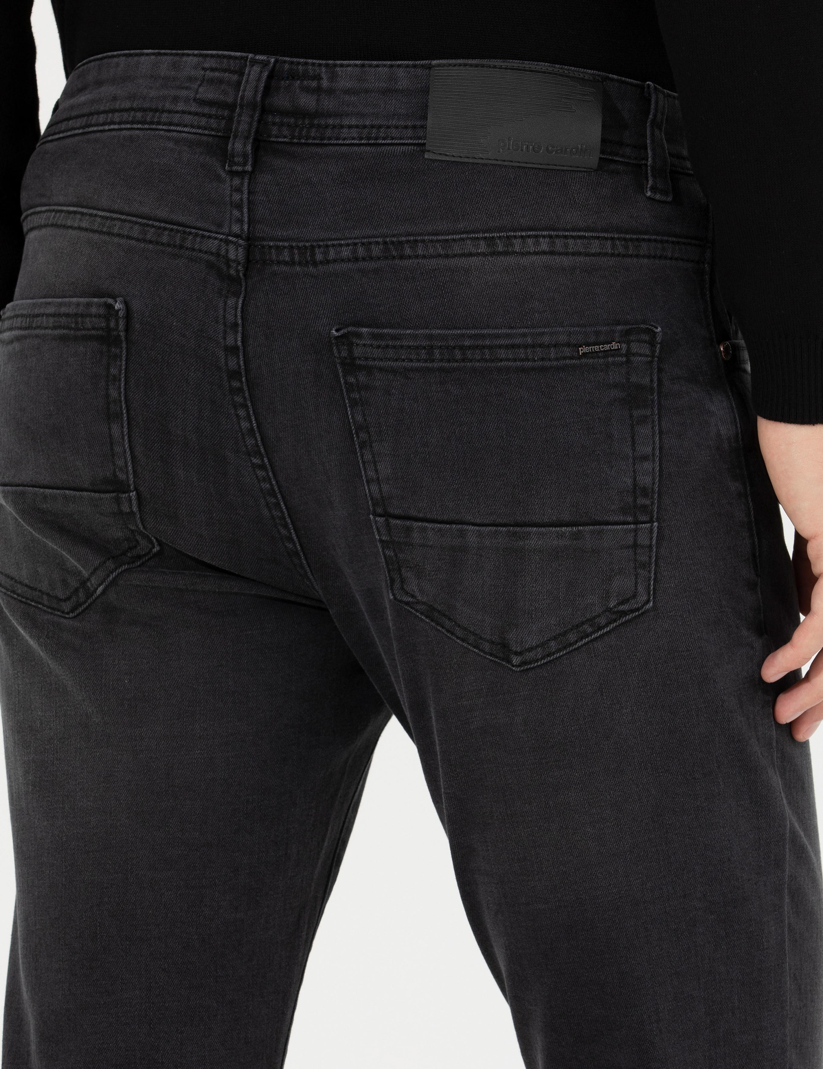 Antrasit Slim Fit Jean Pantolon