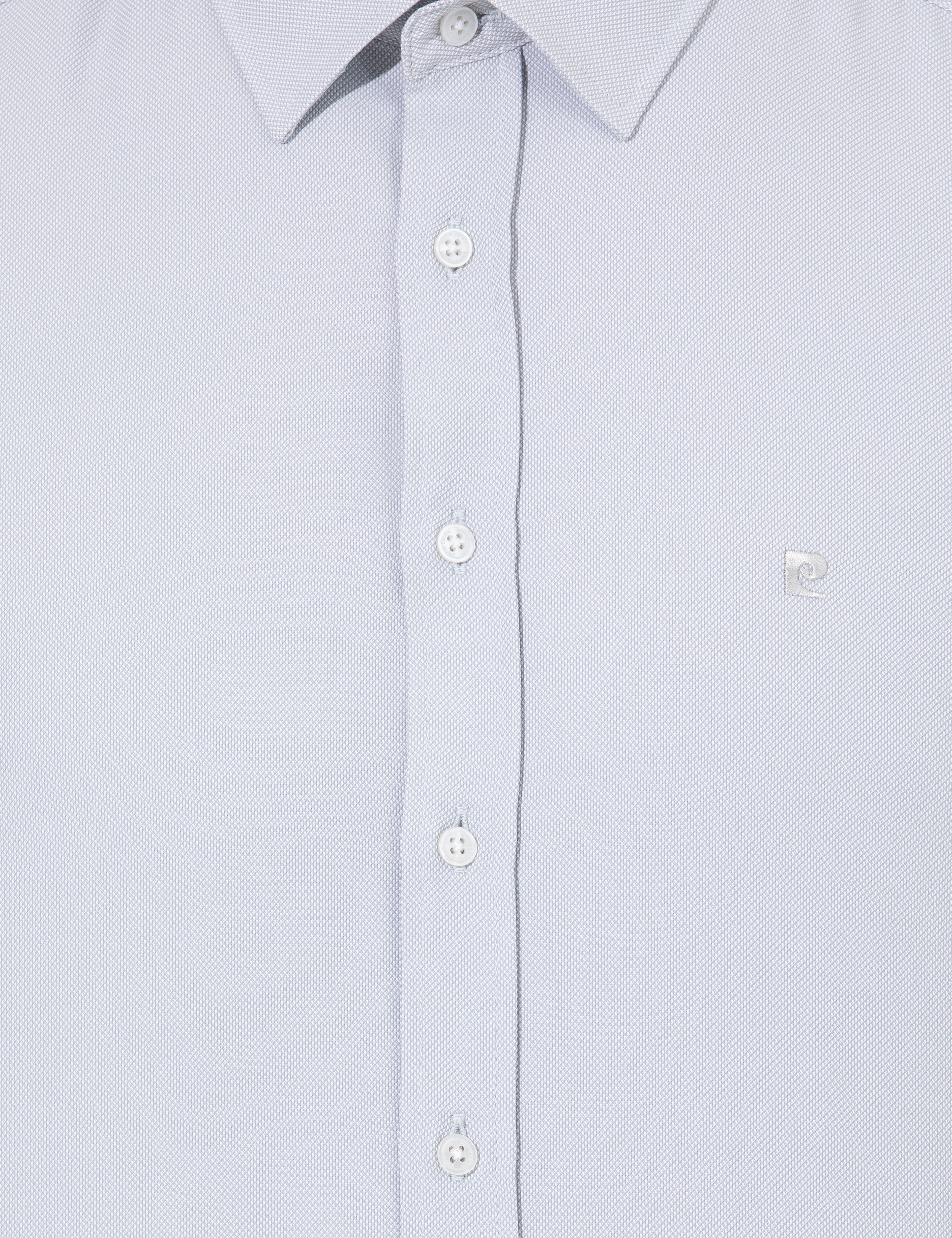 Gri Slim Fit Oxford Gömlek