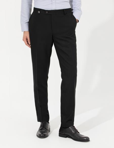Siyah Ex. Slim Fit Kumaş Pantolon - 50260081018