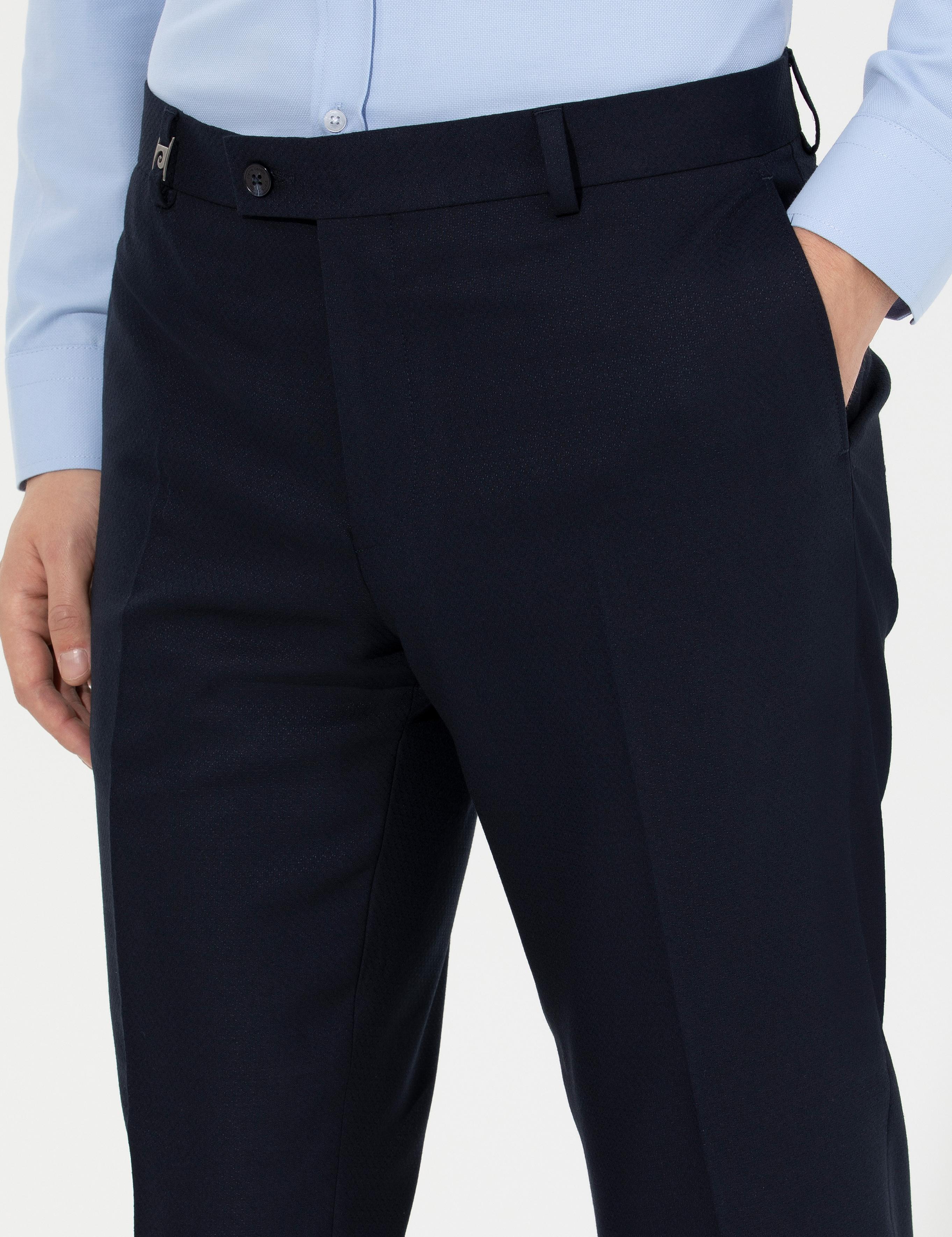 Lacivert Ex. Slim Fit Kumaş Pantolon