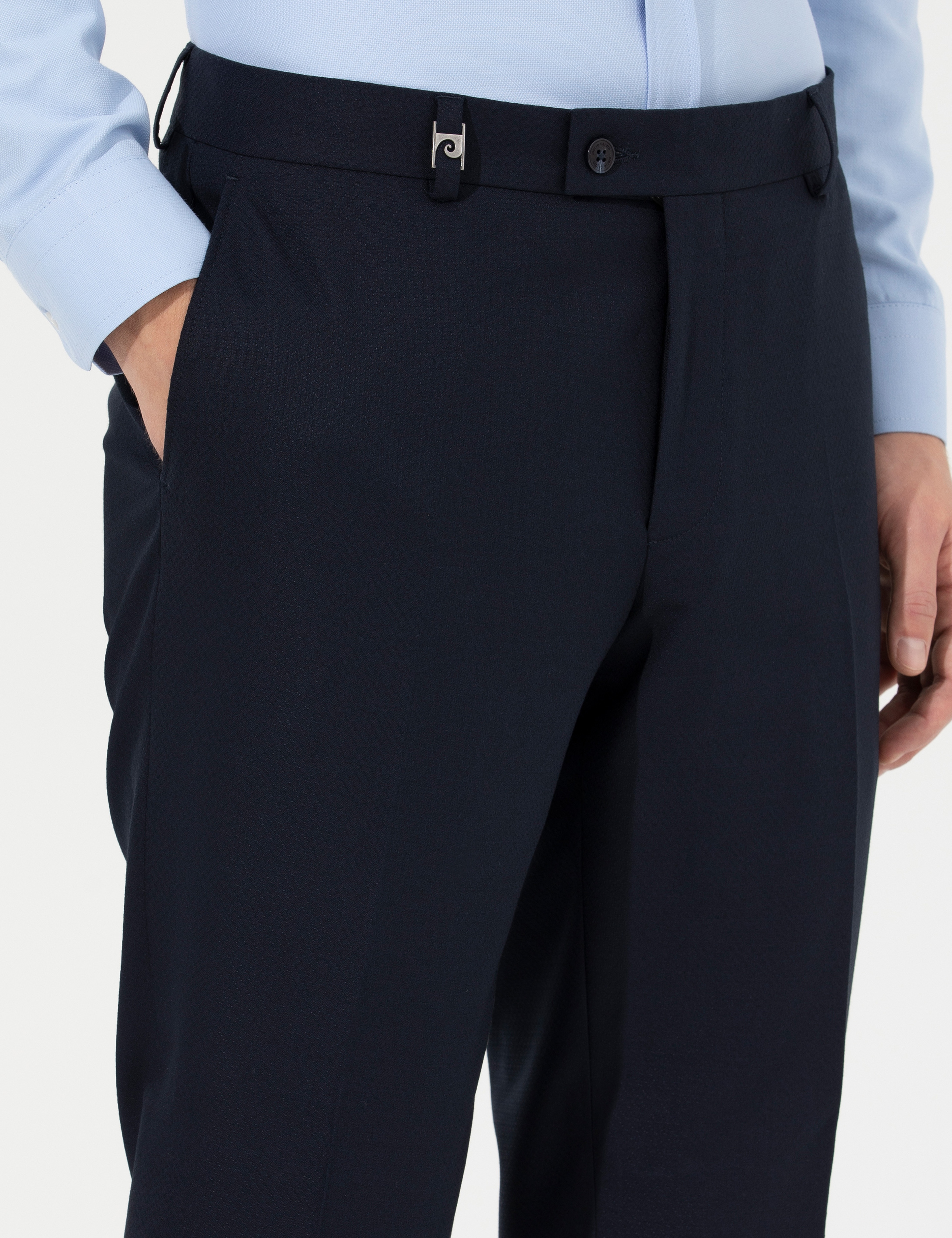 Lacivert Ex. Slim Fit Kumaş Pantolon