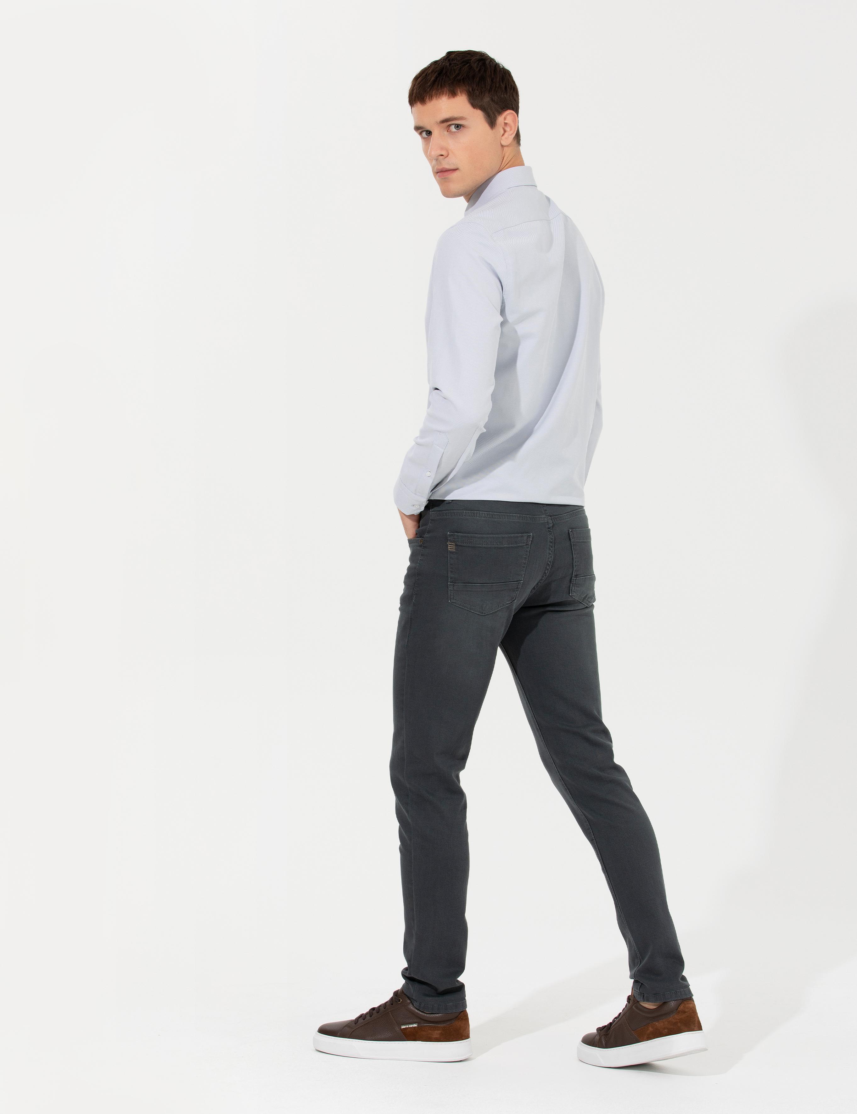Haki Slim Fit Jean Pantolon