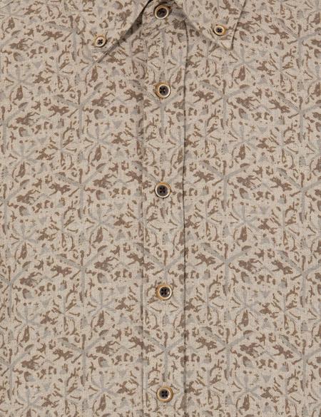 Bej Slim Fit Uzun Kollu Gömlek - 50259533009