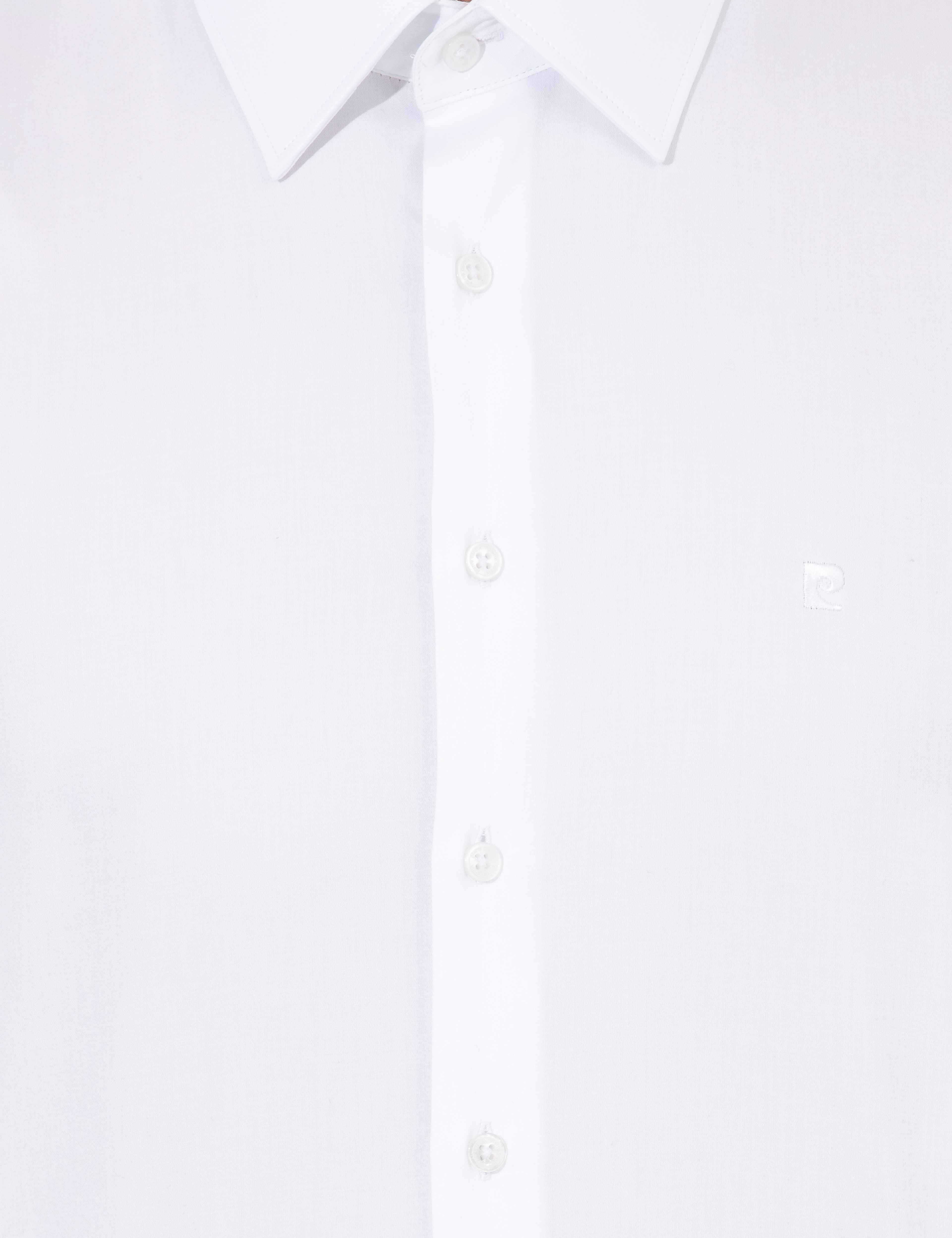 Beyaz Slim Fit Uzun Kollu Klasik Gömlek - Image 6