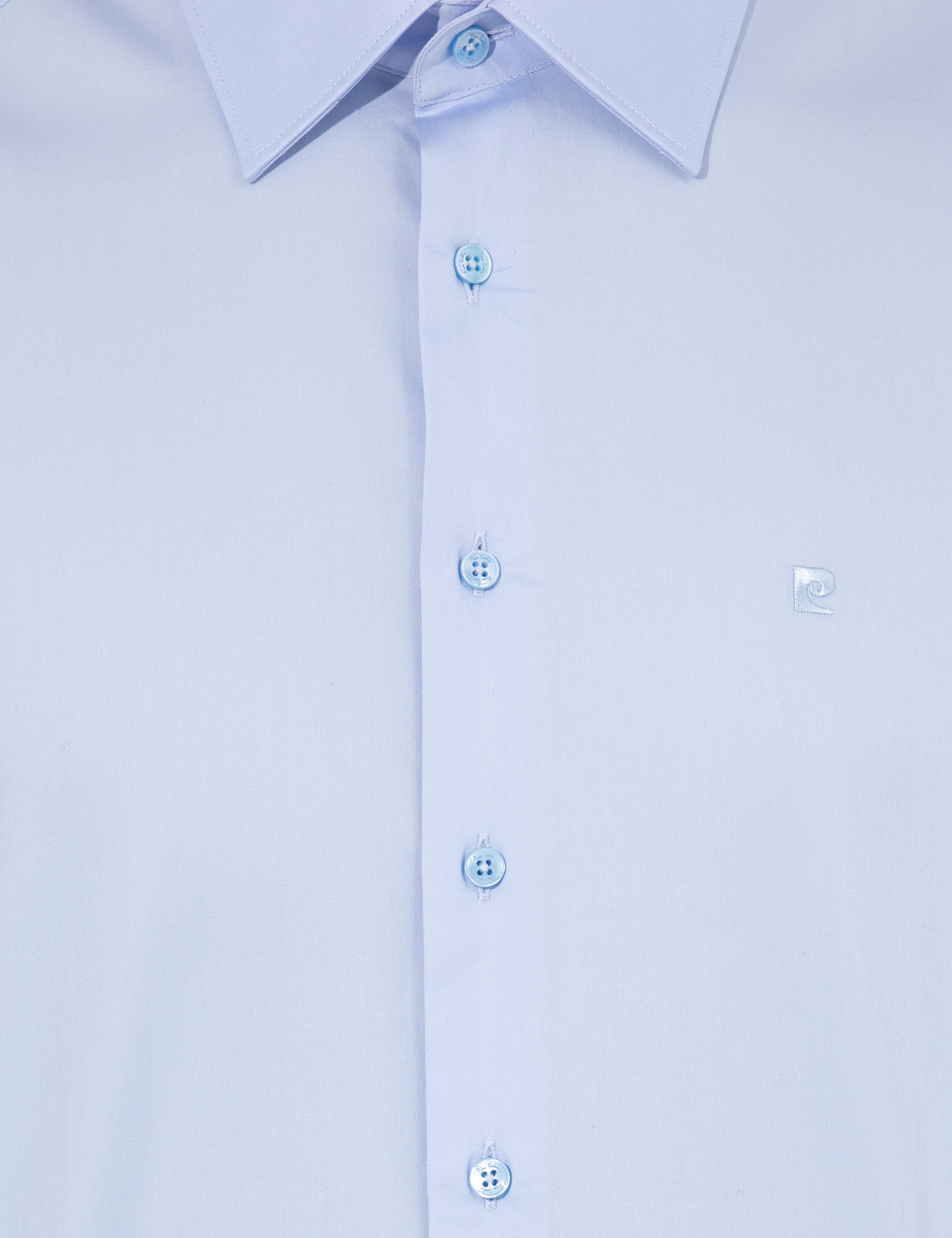 Koyu Mavi Slim Fit Uzun Kollu Klasik Gömlek