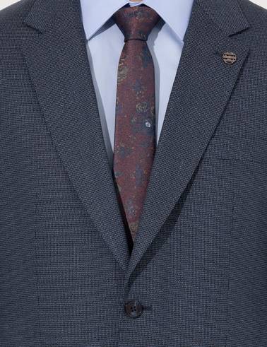 Lacivert Slim Fit Takım Elbise
