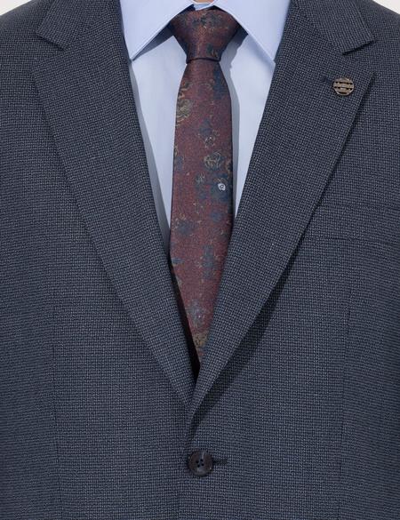 Lacivert Slim Fit Takım Elbise - 50256458041