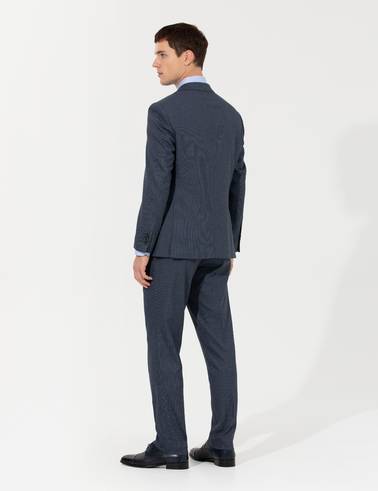 Lacivert Slim Fit Takım Elbise