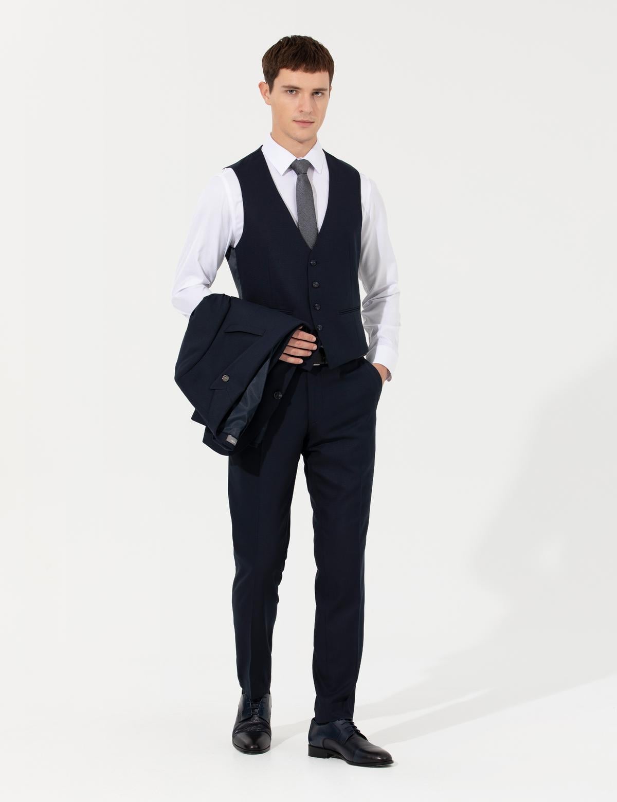 Lacivert Ex. Slim Fit Takım Elbise - 50260071041