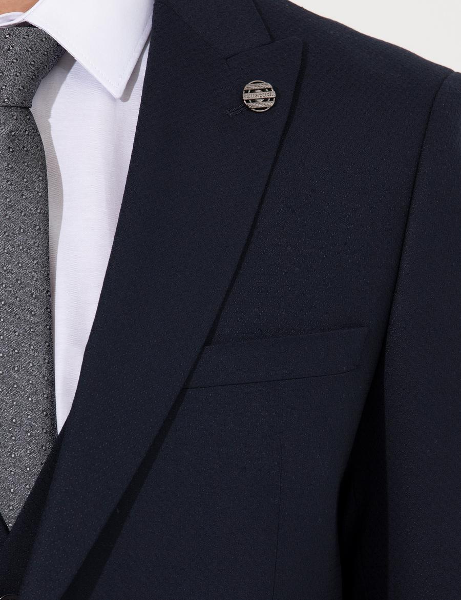 Lacivert Ex. Slim Fit Takım Elbise