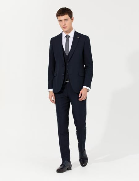 Lacivert Ex. Slim Fit Takım Elbise - 50260071041