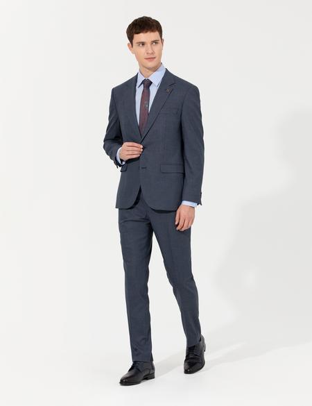 Lacivert Slim Fit Takım Elbise - 50256458041