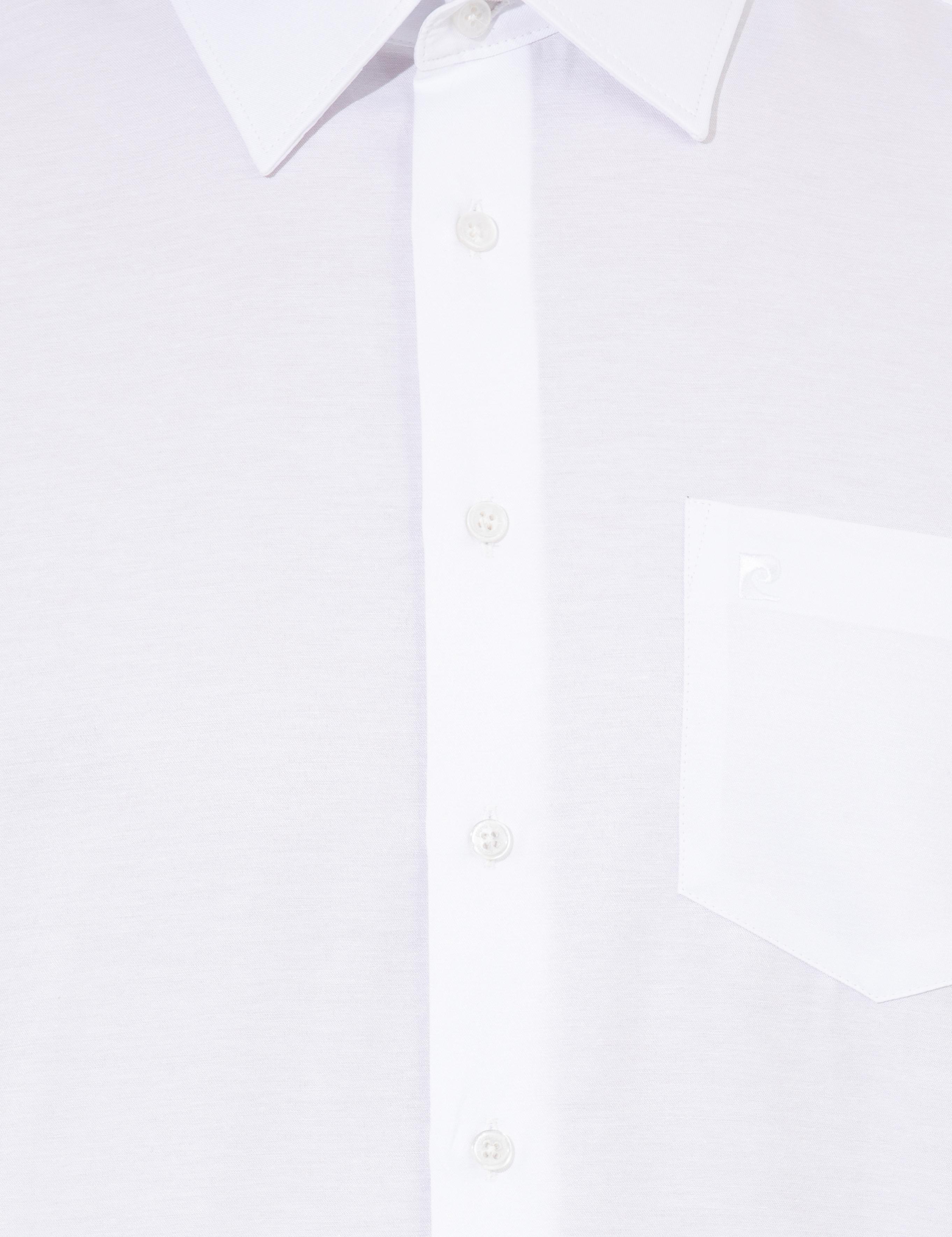 Beyaz Regular Fit Uzun Kollu Basic Gömlek