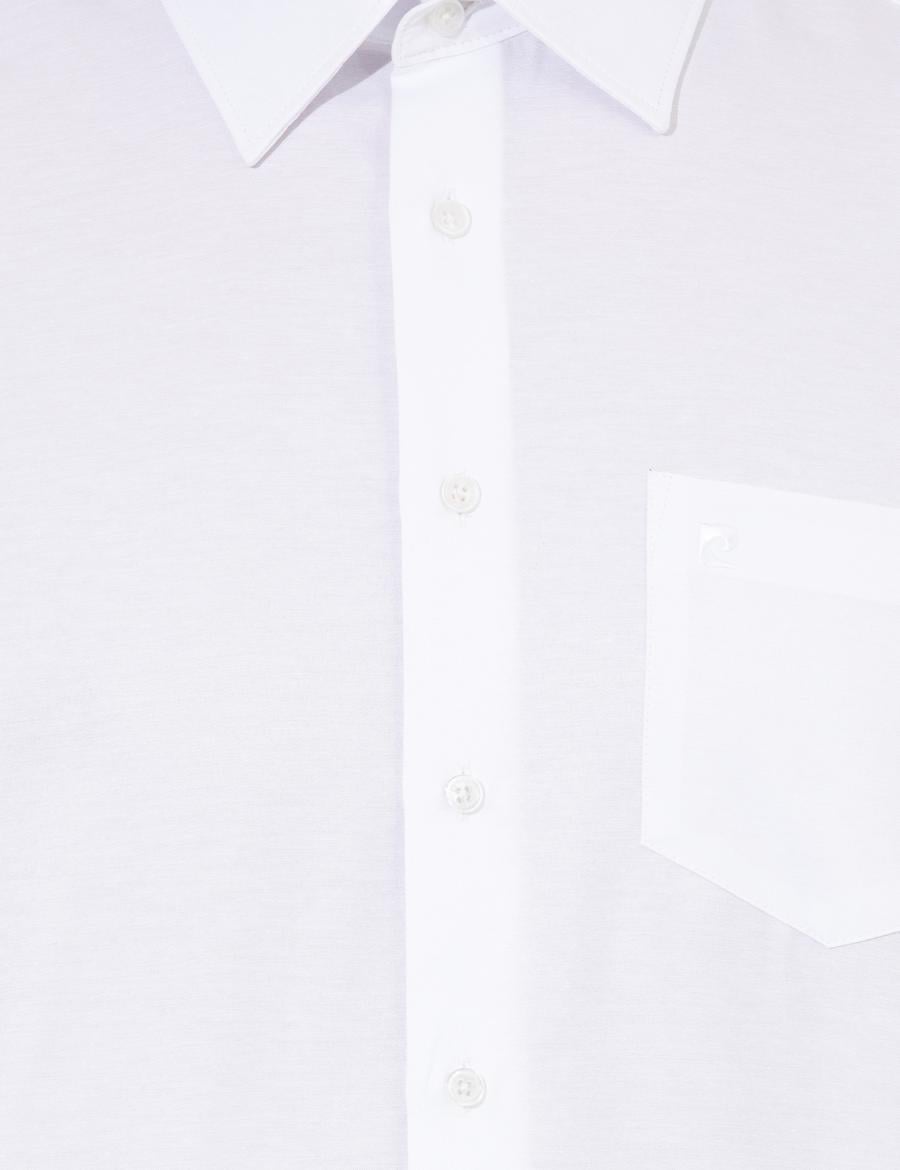 Beyaz Regular Fit Uzun Kollu Basic Gömlek