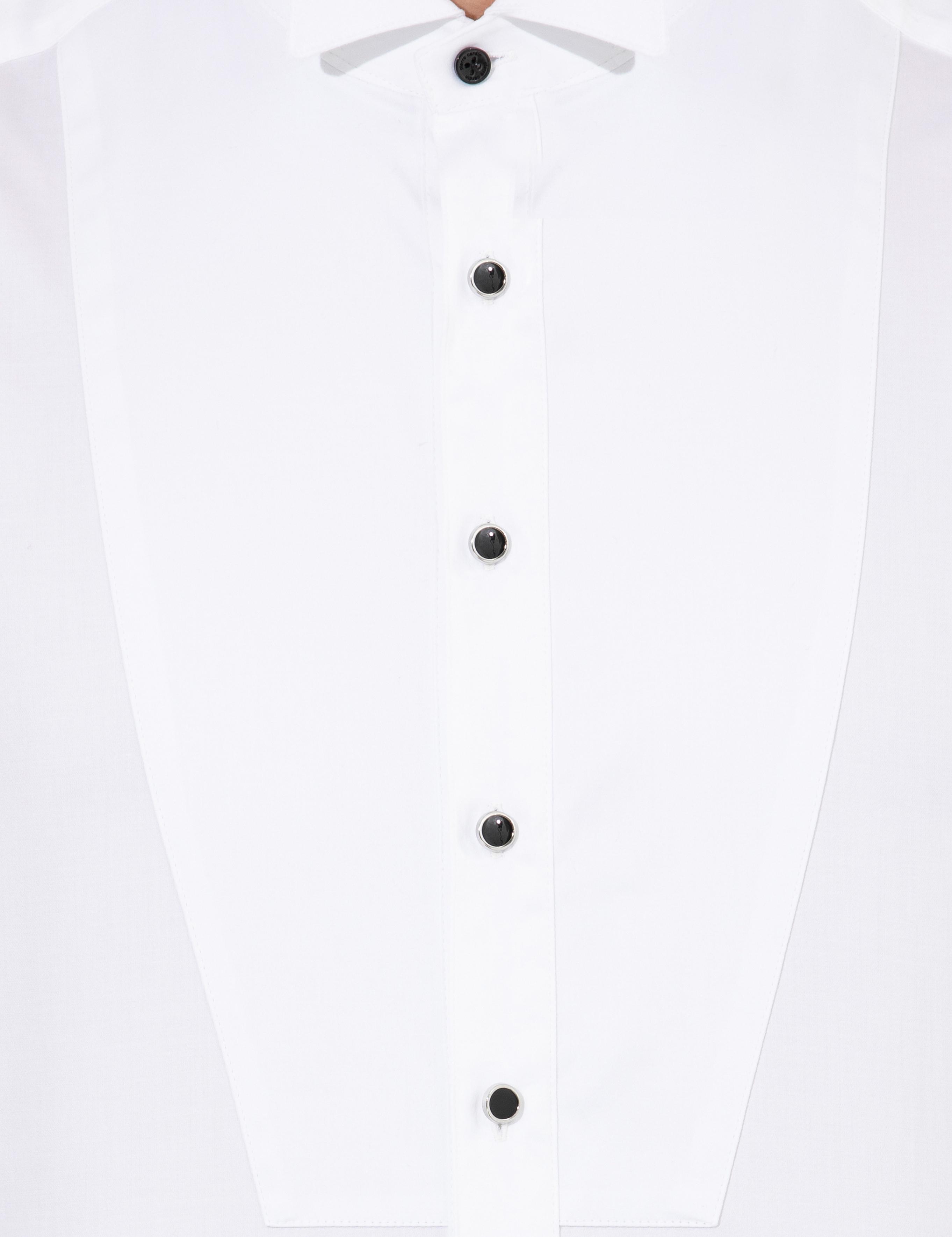 Beyaz Ex. Slim Fit Smokin Gömlek