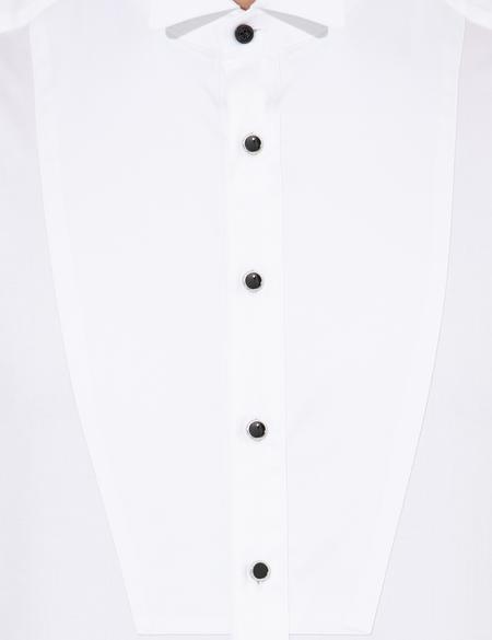 Beyaz Ex. Slim Fit Smokin Gömlek - 50258977007