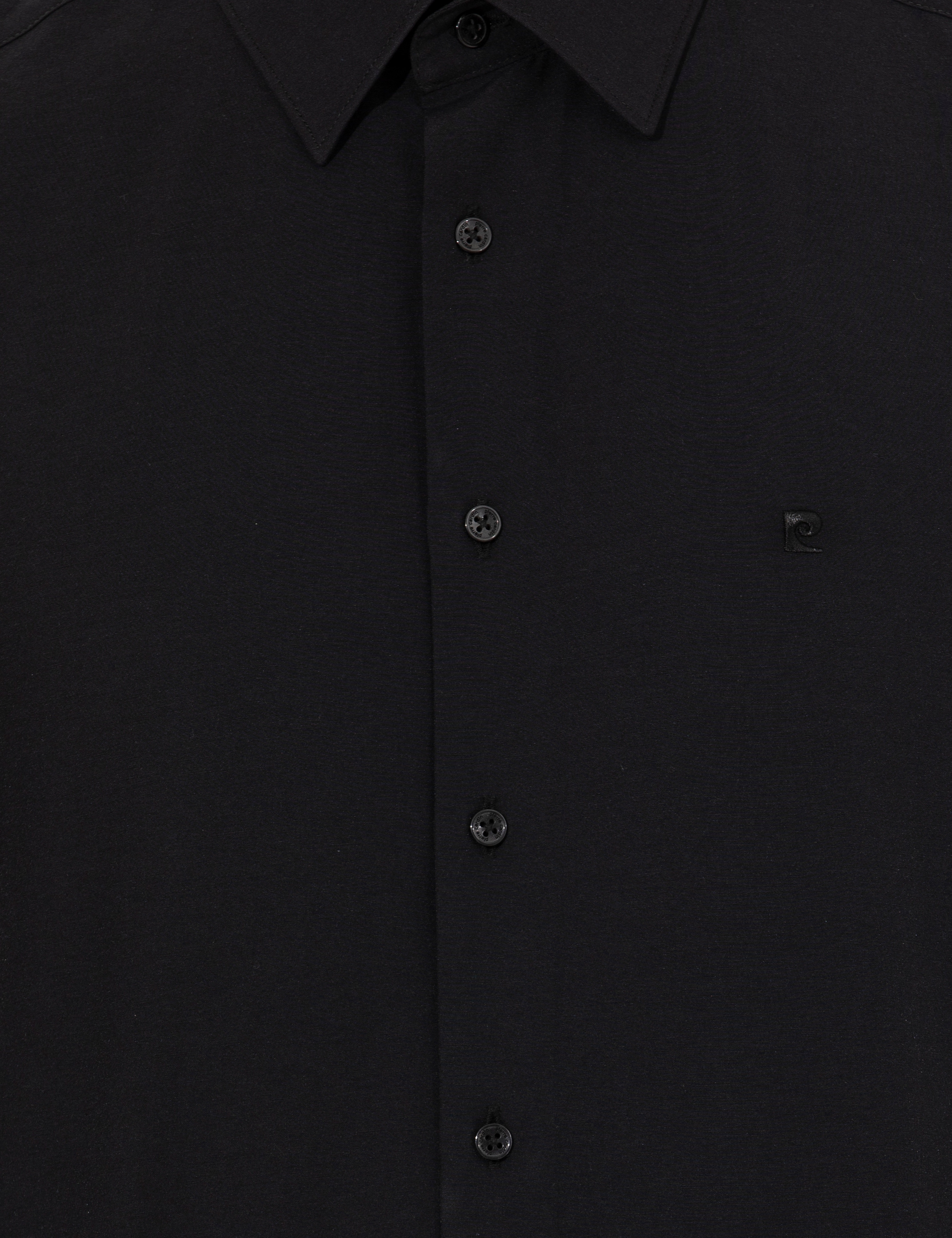 Siyah Slim Fit Uzun Kollu Klasik Gömlek