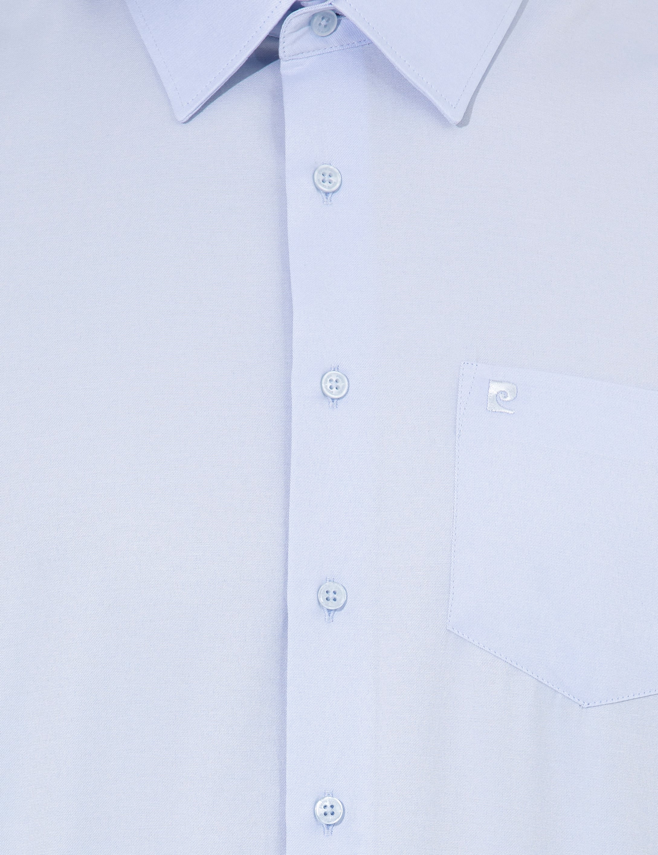 Pierre Cardin Açık Mavi Regular Fit Uzun Kollu Basic Gömlek görsel 6