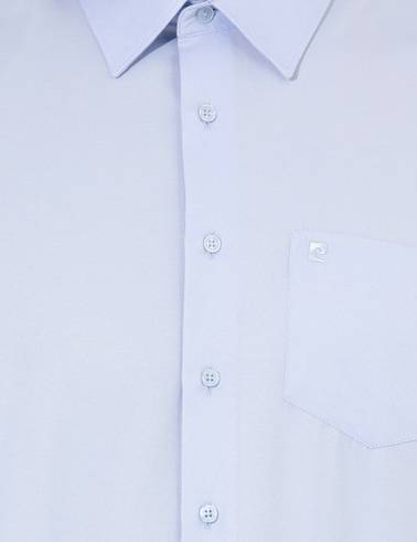 Açık Mavi Regular Fit Uzun Kollu Basic Gömlek