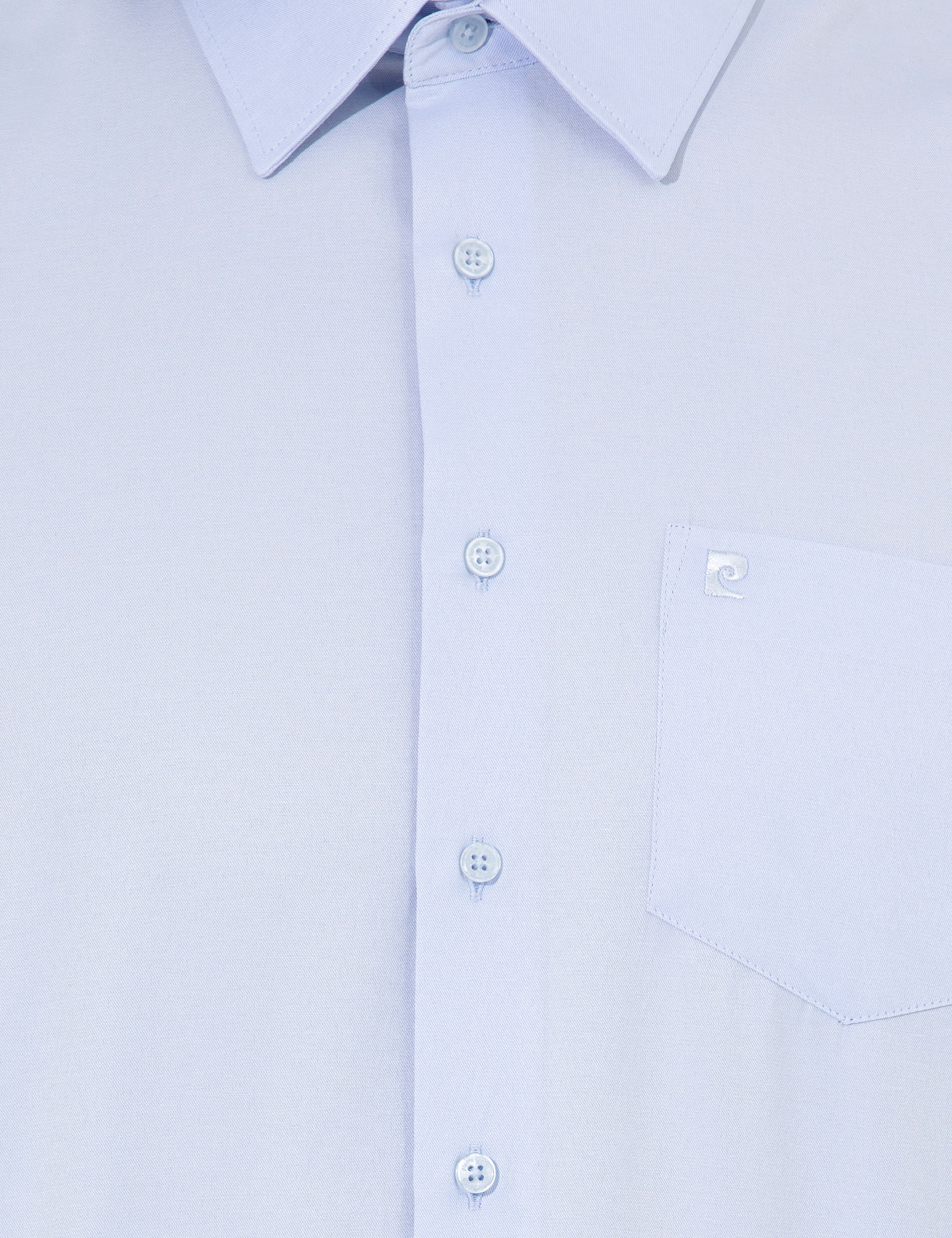 Açık Mavi Regular Fit Uzun Kollu Basic Gömlek - Image 6