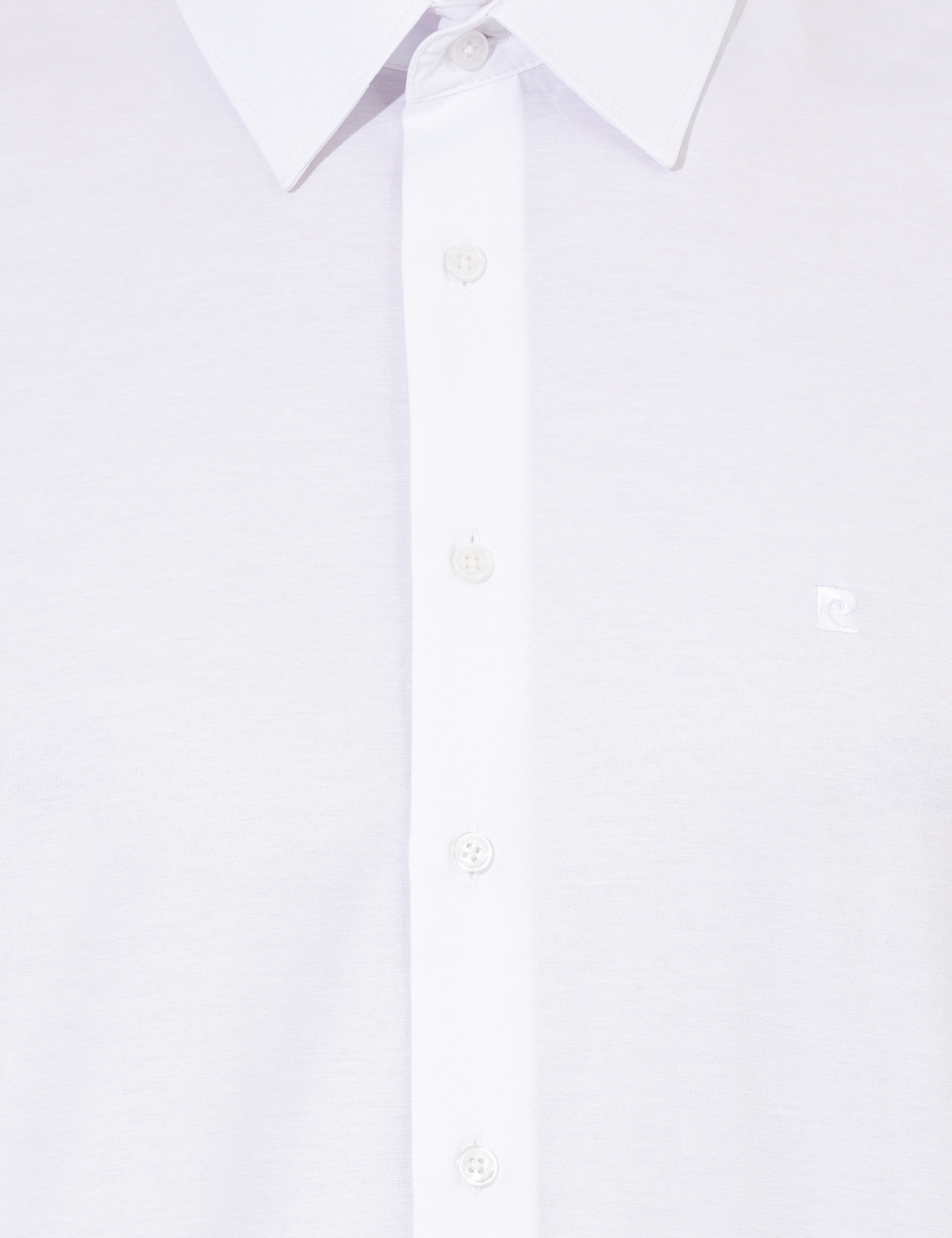 Beyaz Slim Fit Uzun Kollu Basic Gömlek - Image 6
