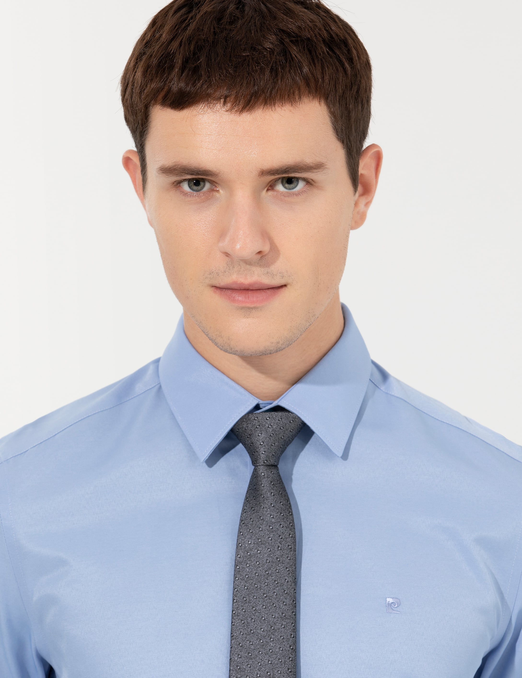 Mavi Slim Fit Uzun Kollu Basic Gömlek