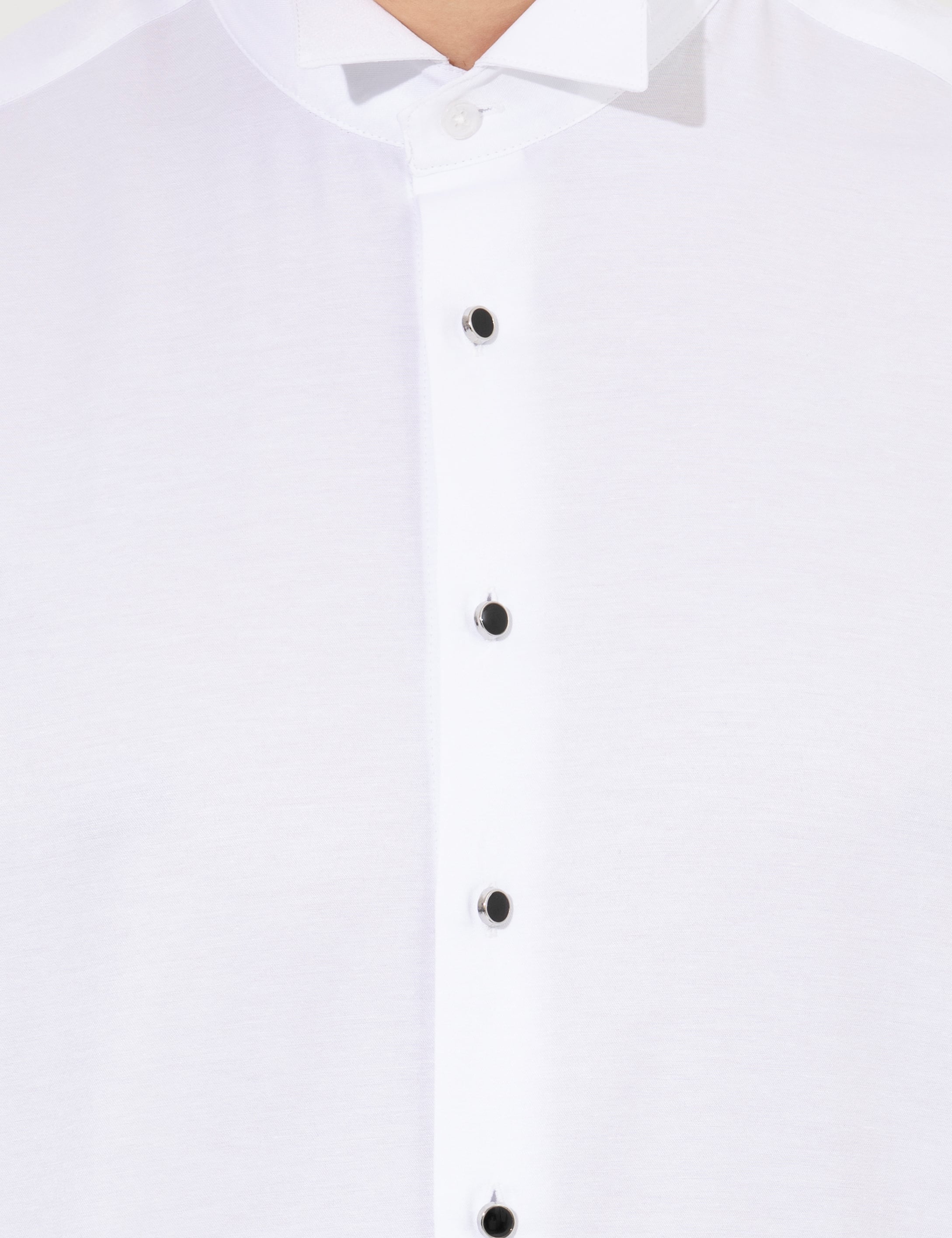 Pierre Cardin Beyaz Slim Fit Smokin Gömlek görsel 6