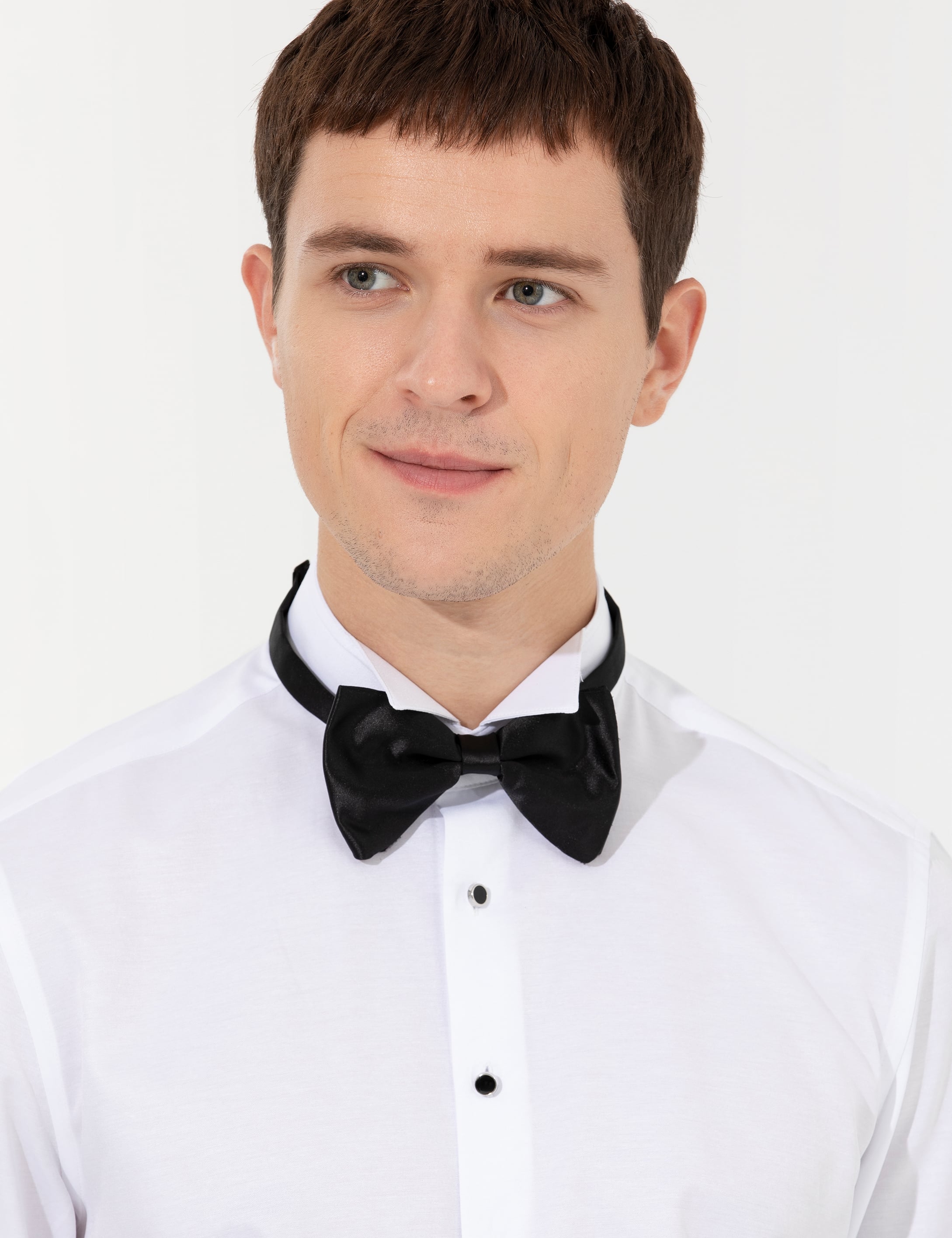 Pierre Cardin Beyaz Slim Fit Smokin Gömlek görsel 2