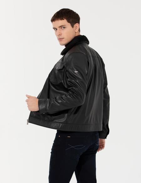 Siyah Deri Ceket - 50262422014