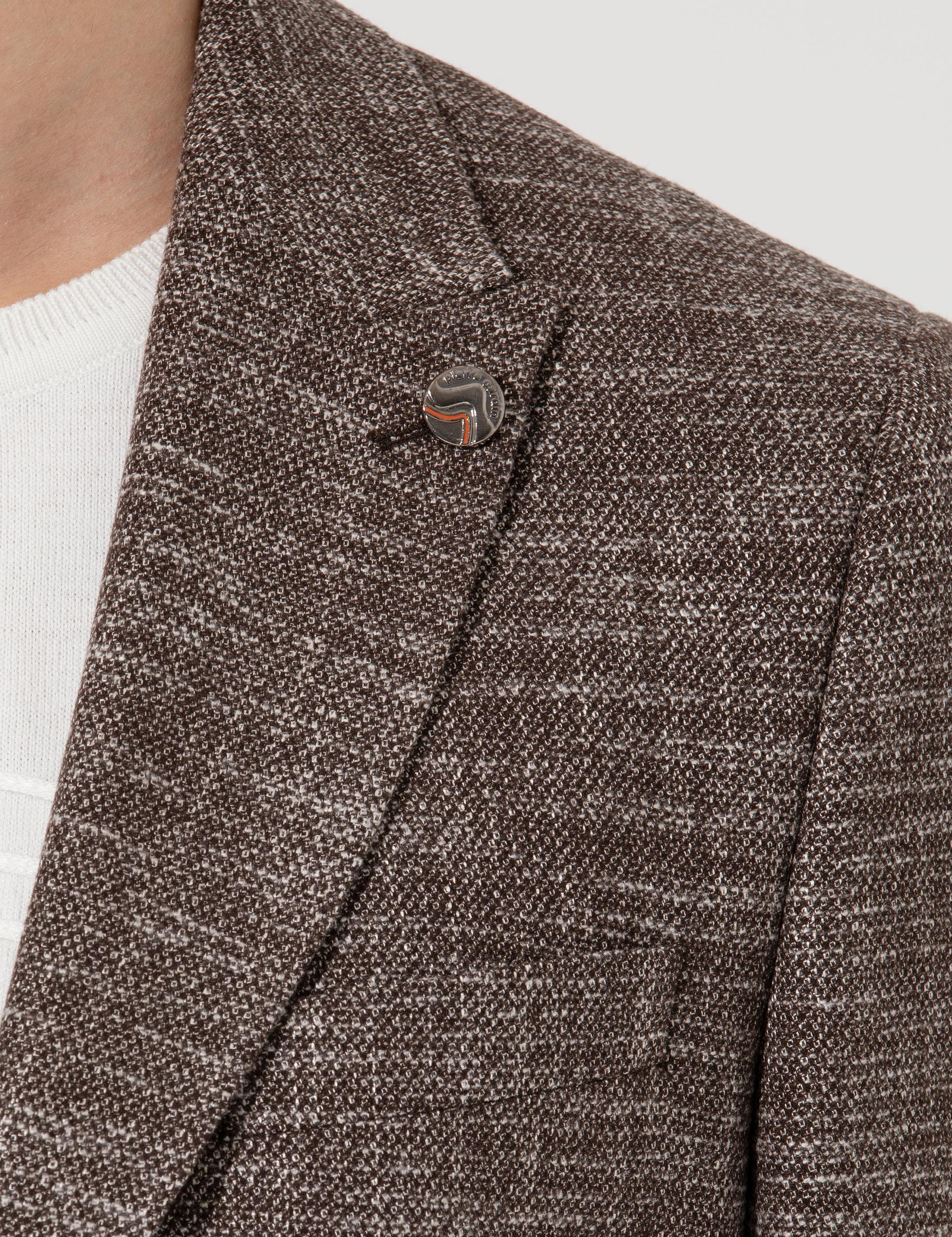 Kahverengi Slim Fit Ceket