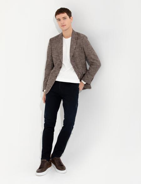 Kahverengi Slim Fit Ceket - 50256804080