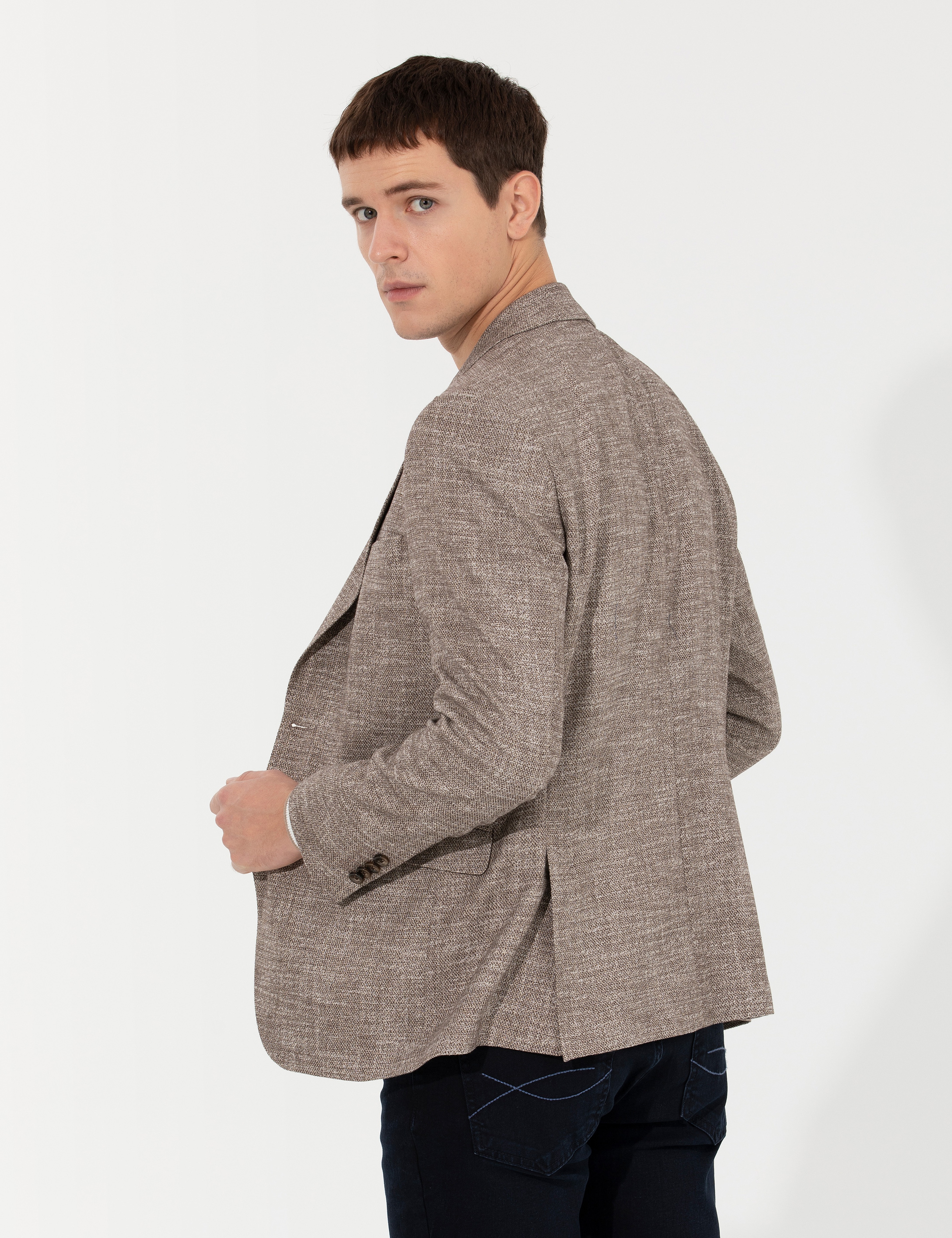 Vizon Slim Fit Ceket - Image 5