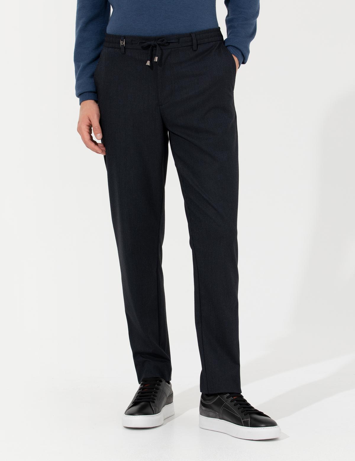 Lacivert Slim Fit Kumaş Pantolon - 50257491045