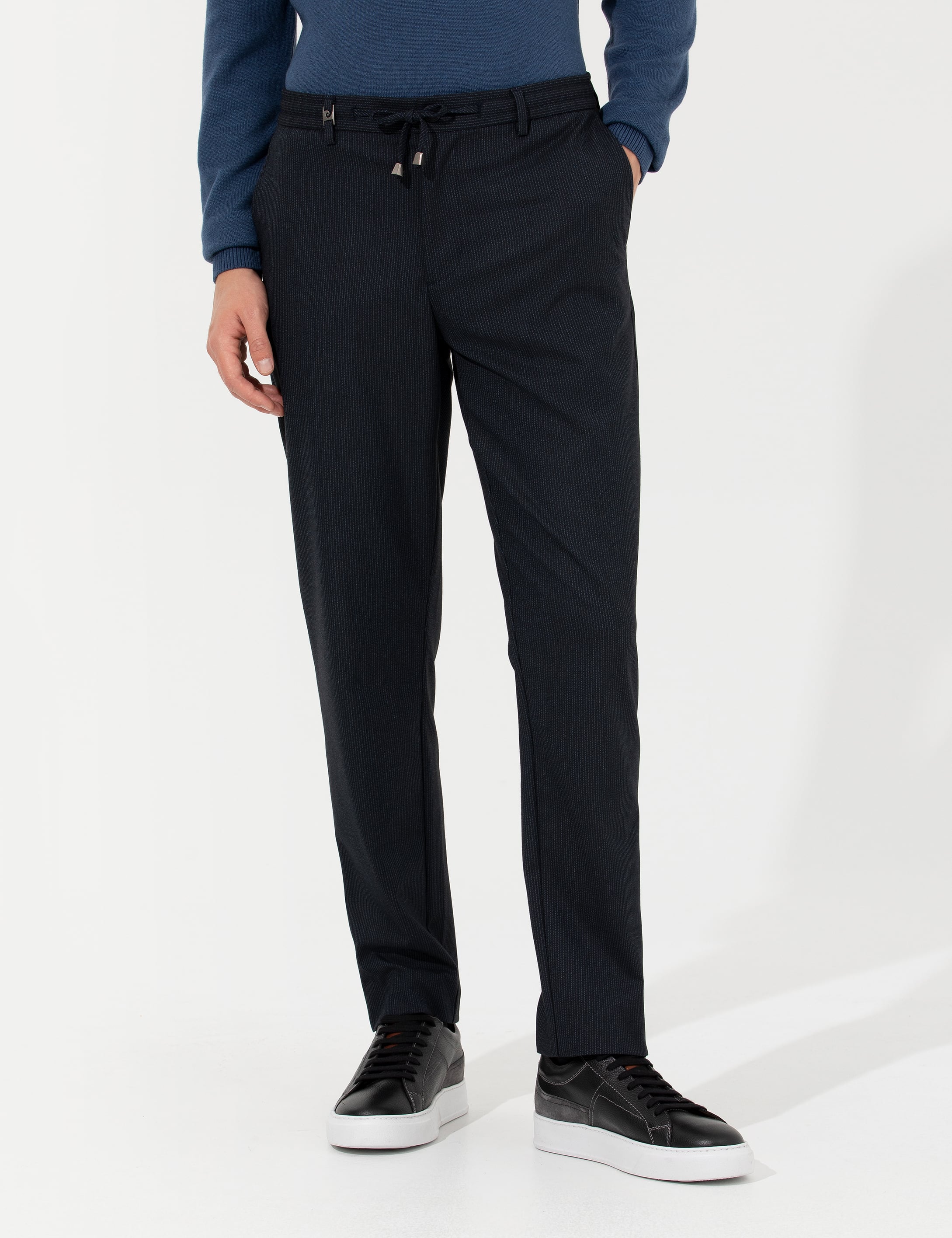 Lacivert Slim Fit Kumaş Pantolon