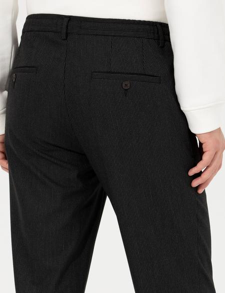 Siyah Slim Fit Kumaş Pantolon - 50257491015