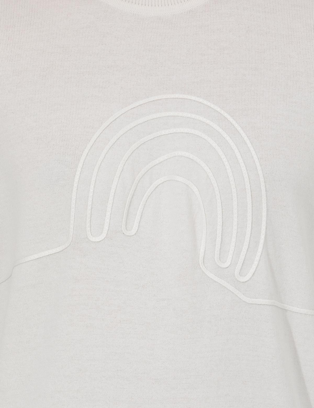 Ekru Regular Fit Bisiklet Yaka Triko Kazak - 50258657003