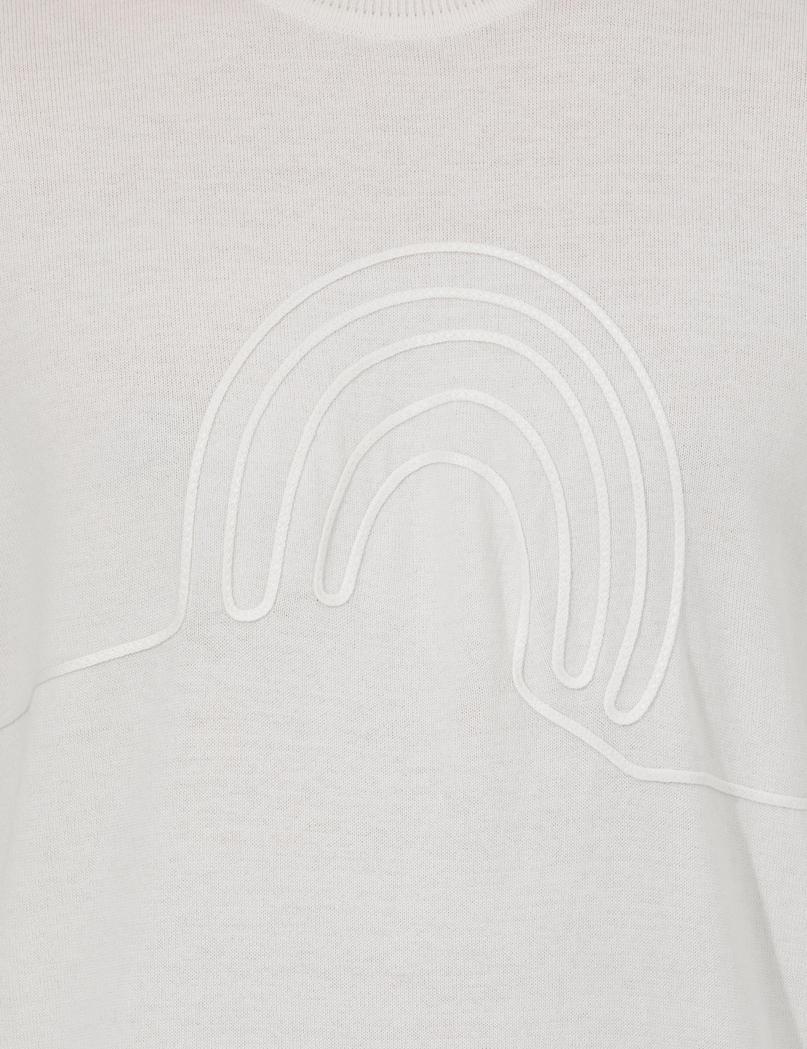 Ekru Regular Fit Bisiklet Yaka Triko Kazak