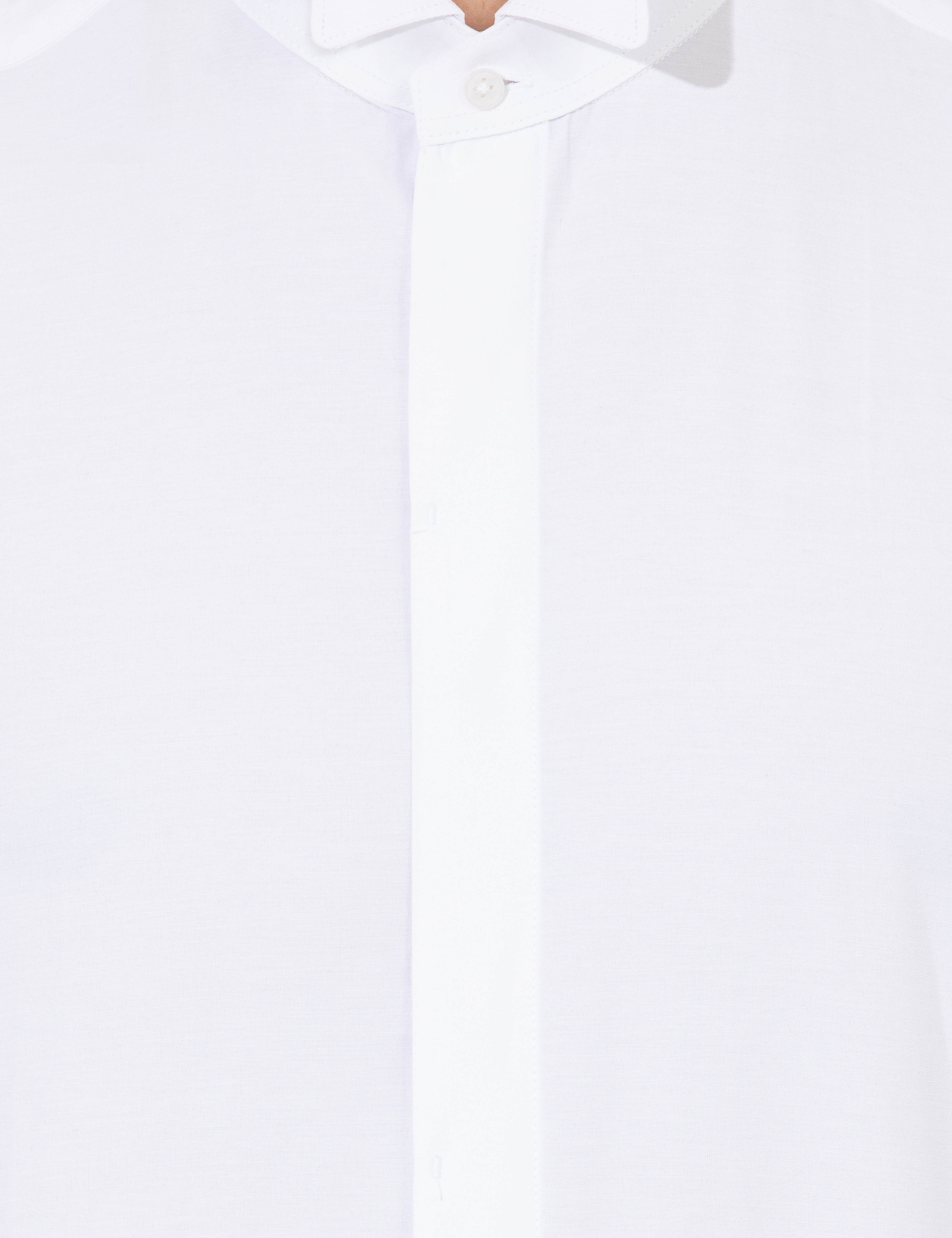 Beyaz Slim Fit Smokin Gömlek - Image 6