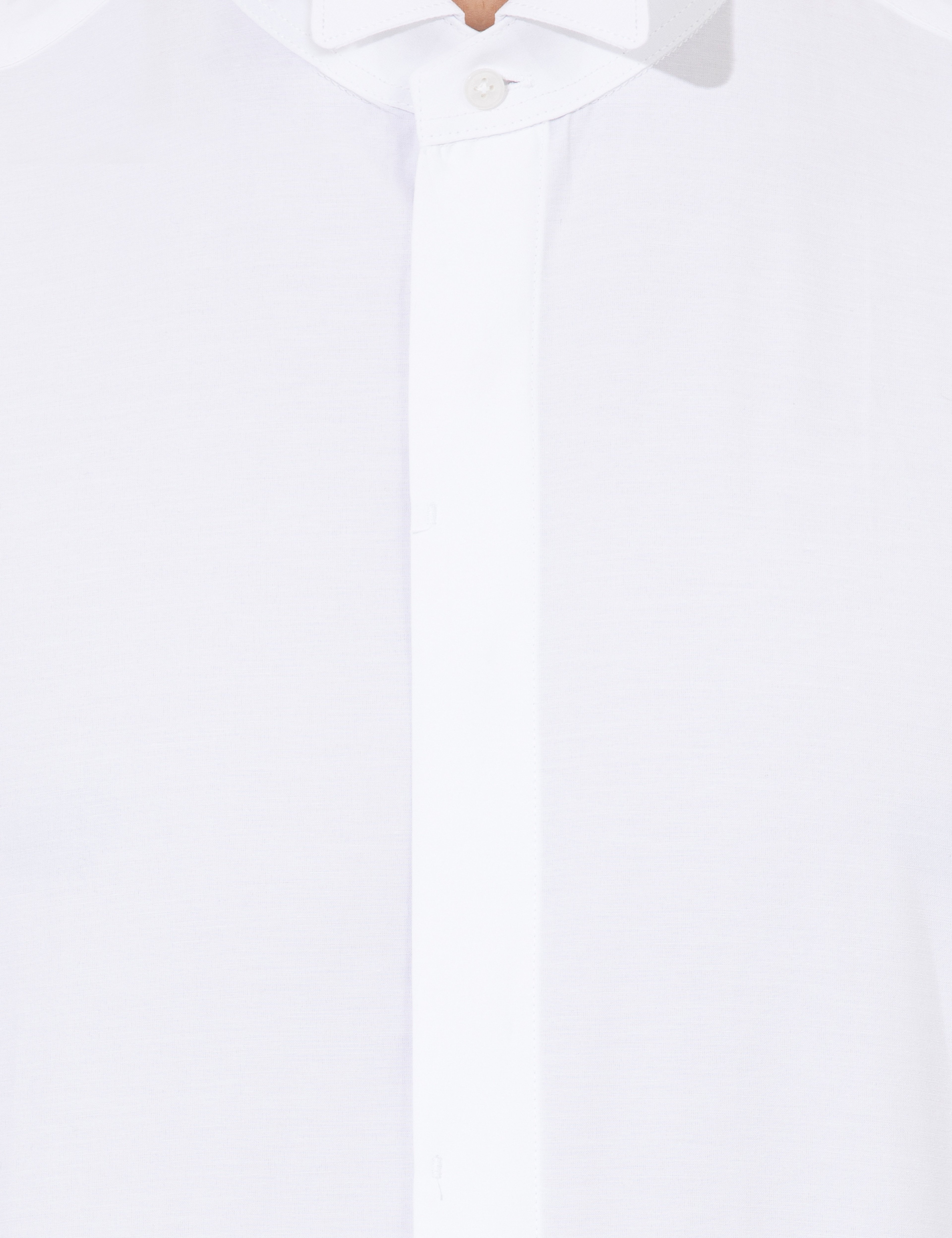Beyaz Slim Fit Smokin Gömlek