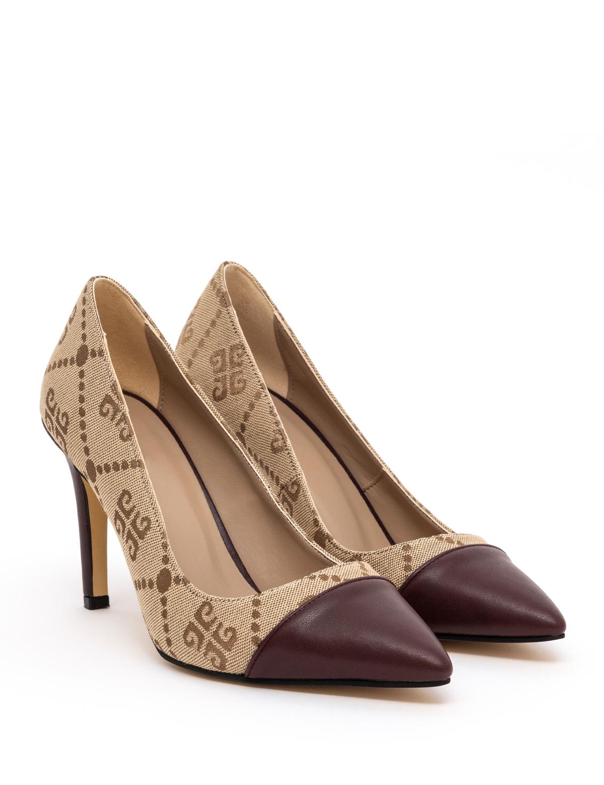 Bordo Topuklu Ayakkabı