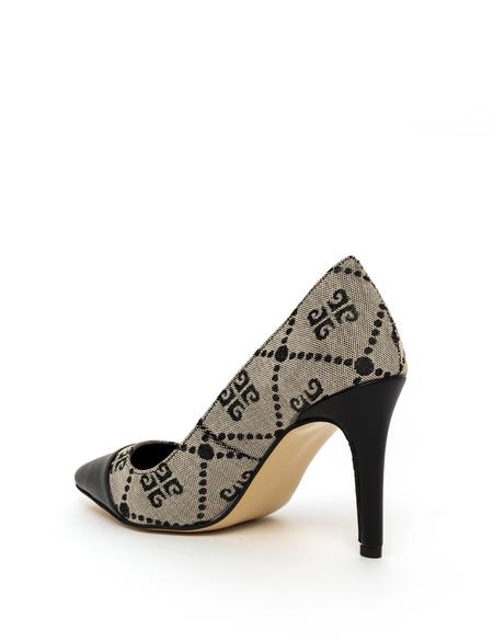 Siyah Topuklu Ayakkabı - 50259658005