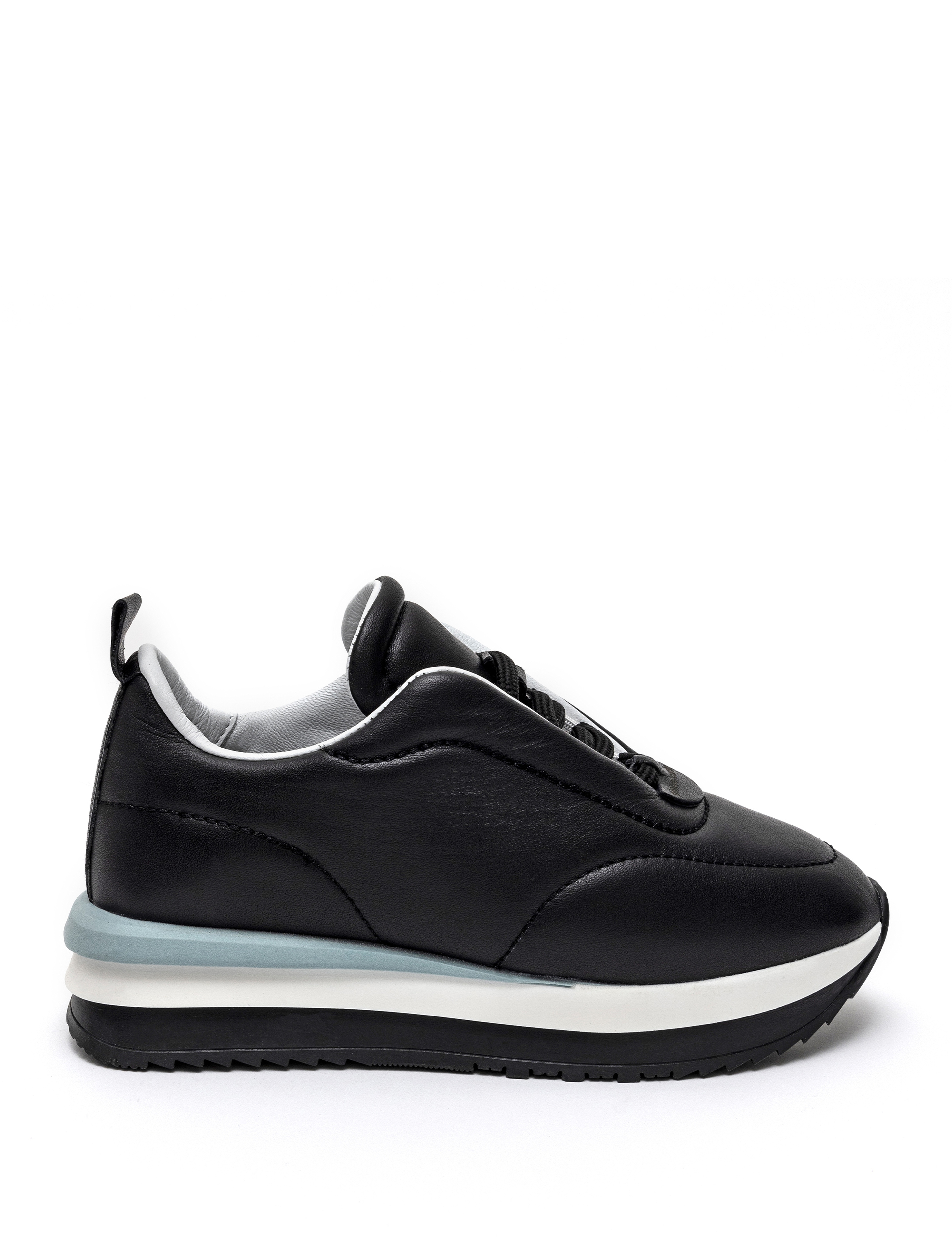 Siyah Deri Sneaker - Image 4